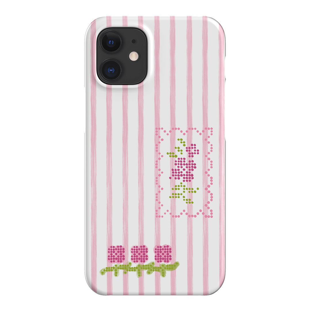 Patchwork Pink Printed Phone Cases iPhone 12 Mini / Snap by Kayla Carr - The Dairy