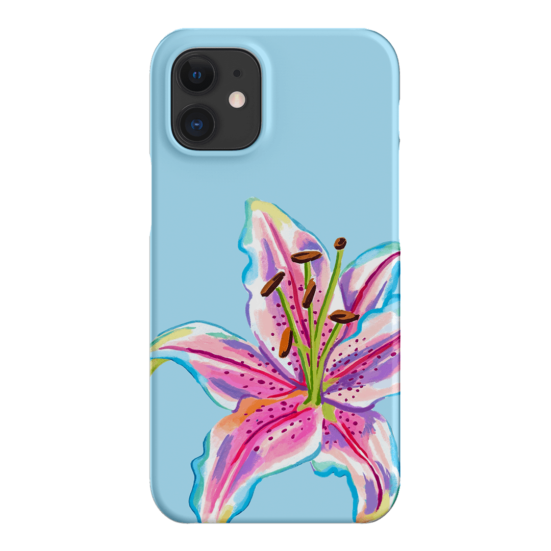 Sky Lily Printed Phone Cases iPhone 12 Mini / Snap by Femke Studio - The Dairy