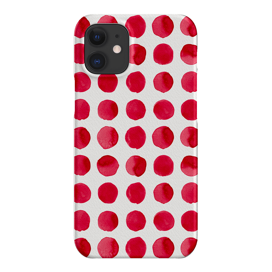 Spots in Red Printed Phone Cases by The Dairy - The Dairy