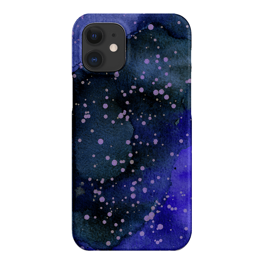 Spotty Navy Printed Phone Cases iPhone 12 Mini / Snap by The Dairy - The Dairy