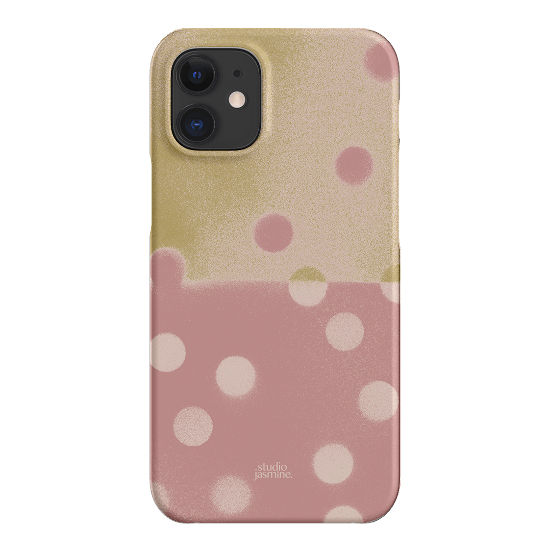 Strawberry Polka Dot Printed Phone Cases iPhone 12 Mini / Snap by Jasmine Dowling - The Dairy
