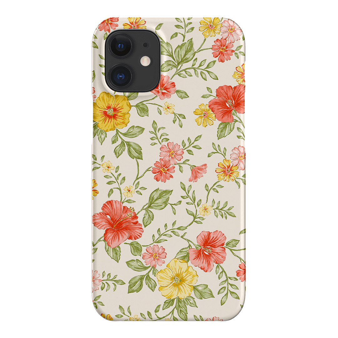 Hibiscus Printed Phone Cases iPhone 12 Mini / Snap by Oak Meadow - The Dairy