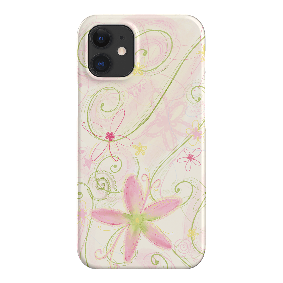 Swirl Pink Printed Phone Cases iPhone 12 Mini / Snap by Kayla Carr - The Dairy