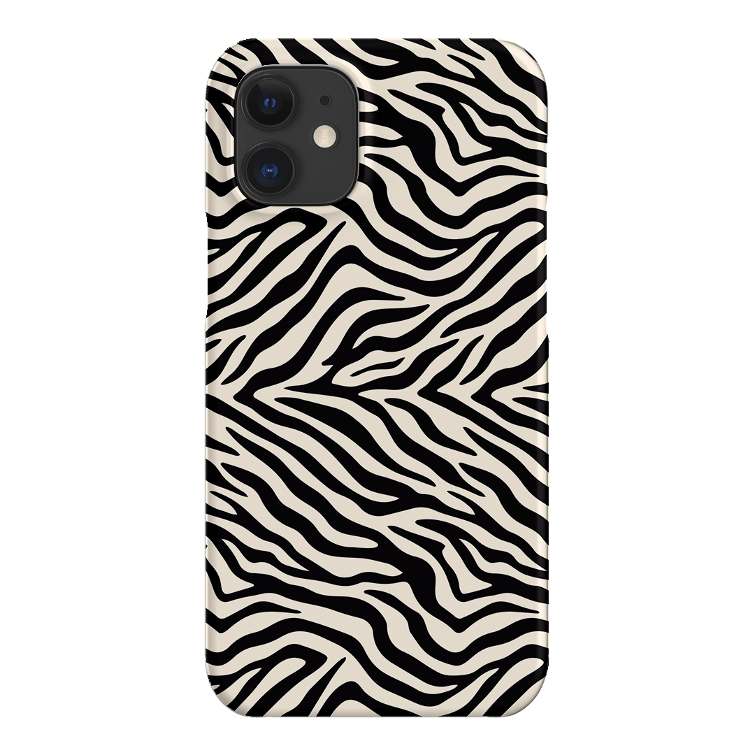 Zebra Ink Printed Phone Cases iPhone 12 Mini / Snap by The Dairy - The Dairy