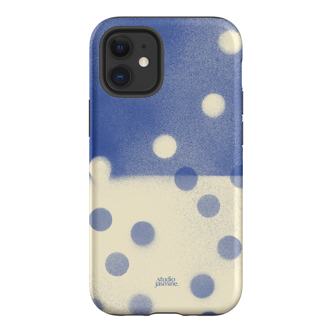 Bleu Polka Dot Printed Phone Cases iPhone 12 Mini / Armoured by Jasmine Dowling - The Dairy