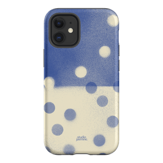 Bleu Polka Dot Printed Phone Cases iPhone 12 Mini / Armoured by Jasmine Dowling - The Dairy