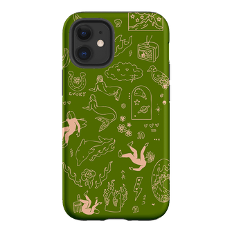 Easty Flash Green Printed Phone Cases iPhone 12 Mini / Armoured by Easty Beasty - The Dairy