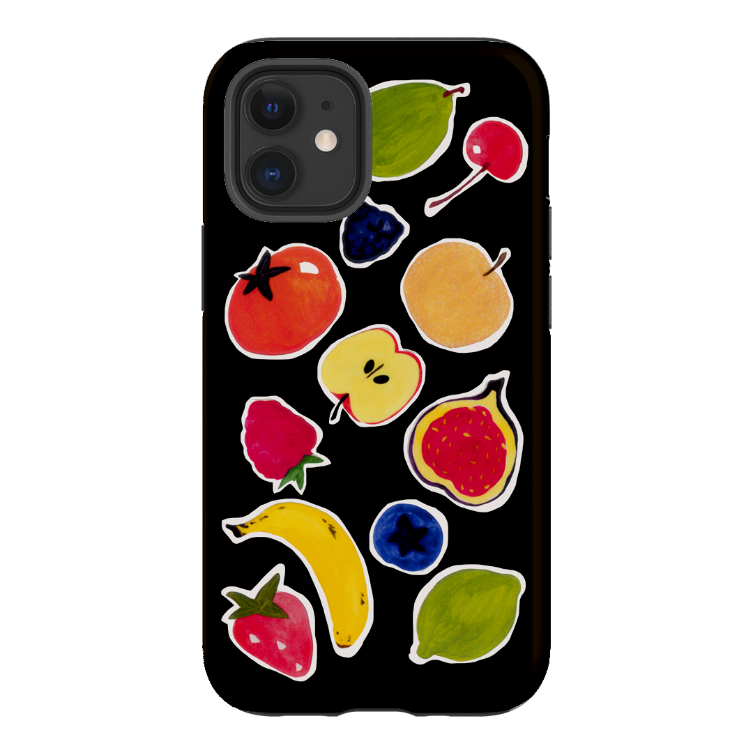 Fruit Stickers Printed Phone Cases iPhone 12 Mini / Armoured by Studio Bon - The Dairy