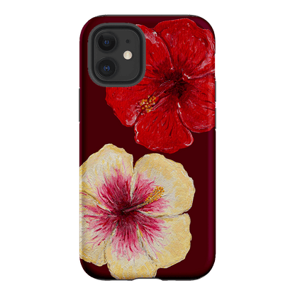 Hibiscus Flower Printed Phone Cases iPhone 12 Mini / Armoured by BG. Studio - The Dairy