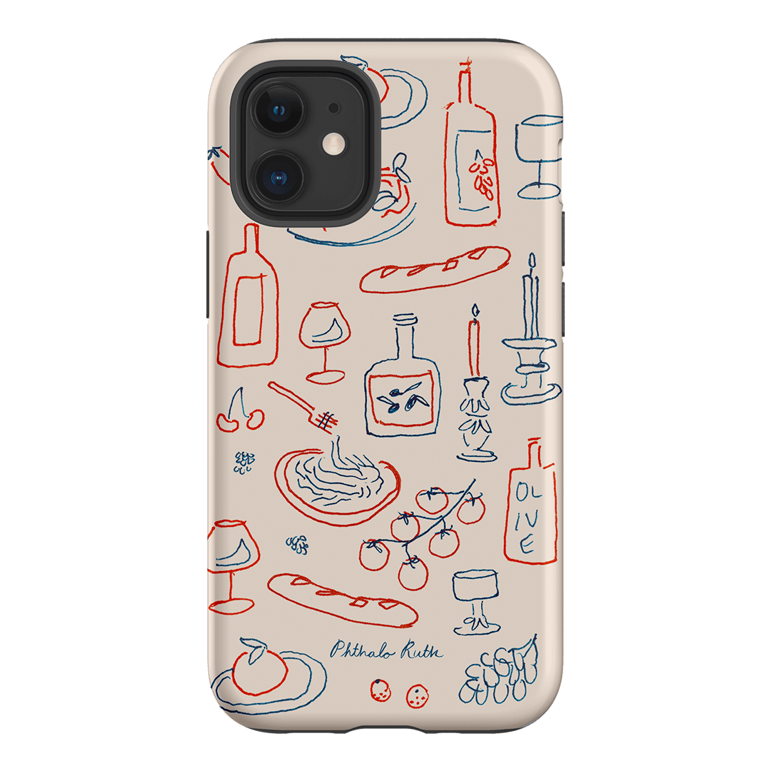 Italian Fare Printed Phone Cases iPhone 12 Mini / Armoured by Phthalo Ruth - The Dairy