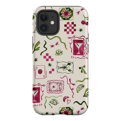Martini Gal Printed Phone Cases iPhone 12 Mini / Armoured by Charlie Taylor - The Dairy