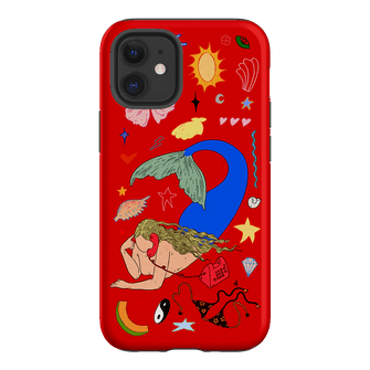 Mermaid Salad Scarlet Printed Phone Cases iPhone 12 Mini / Armoured by Easty Beasty - The Dairy