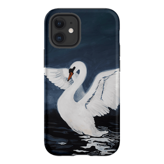 Midnight Swan Printed Phone Cases iPhone 12 Mini / Armoured by Lisa Hu - The Dairy