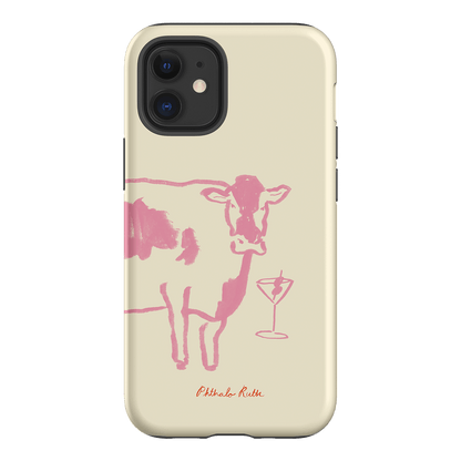 Mootini Pink Printed Phone Cases iPhone 12 Mini / Armoured by Phthalo Ruth - The Dairy