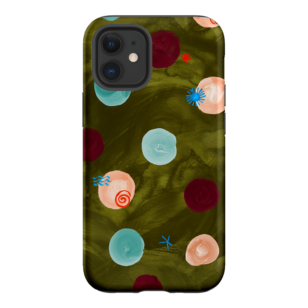Olive Spot Printed Phone Cases iPhone 12 Mini / Armoured by Charlie Taylor - The Dairy