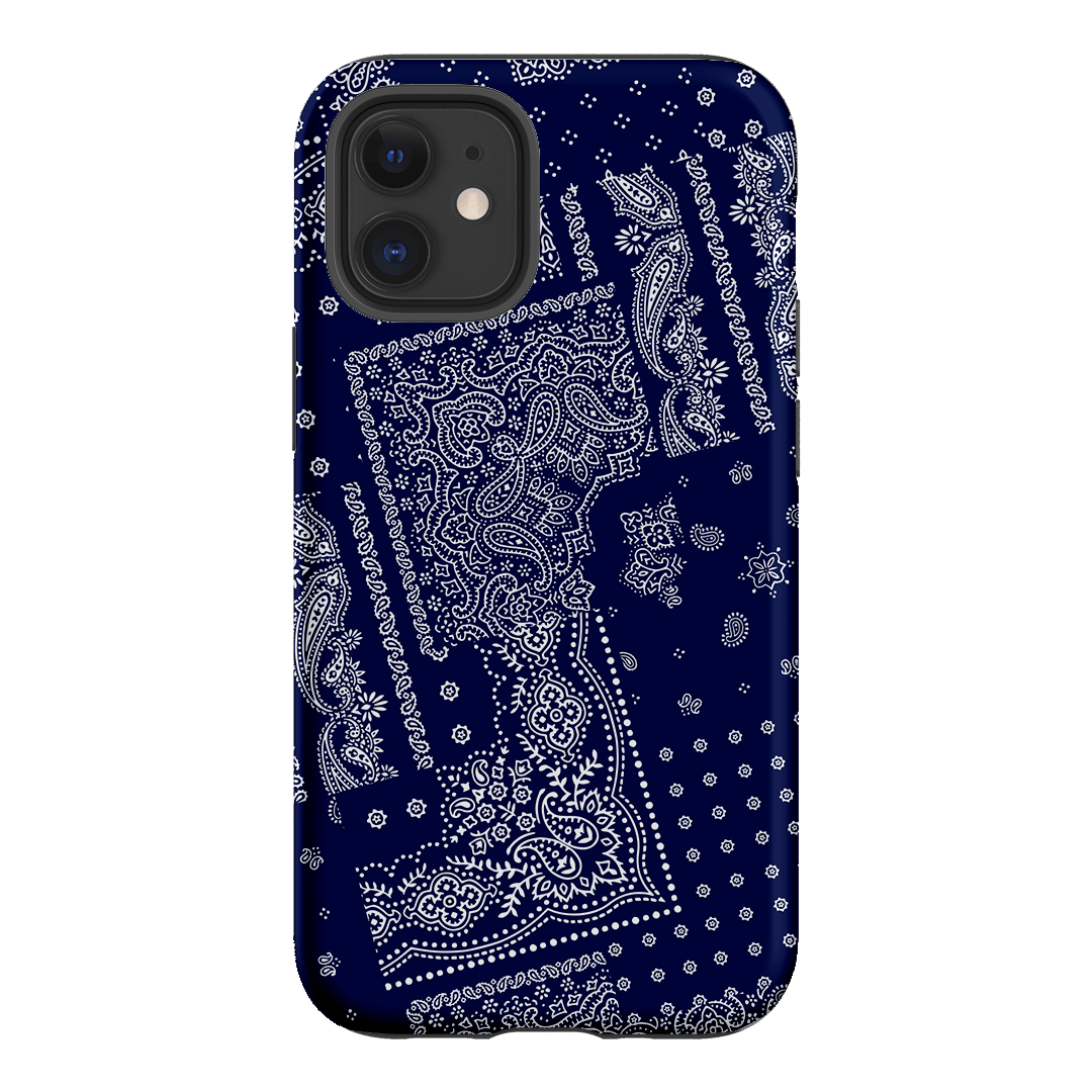 Paisley Indigo Printed Phone Cases iPhone 12 Mini / Armoured by The Dairy - The Dairy