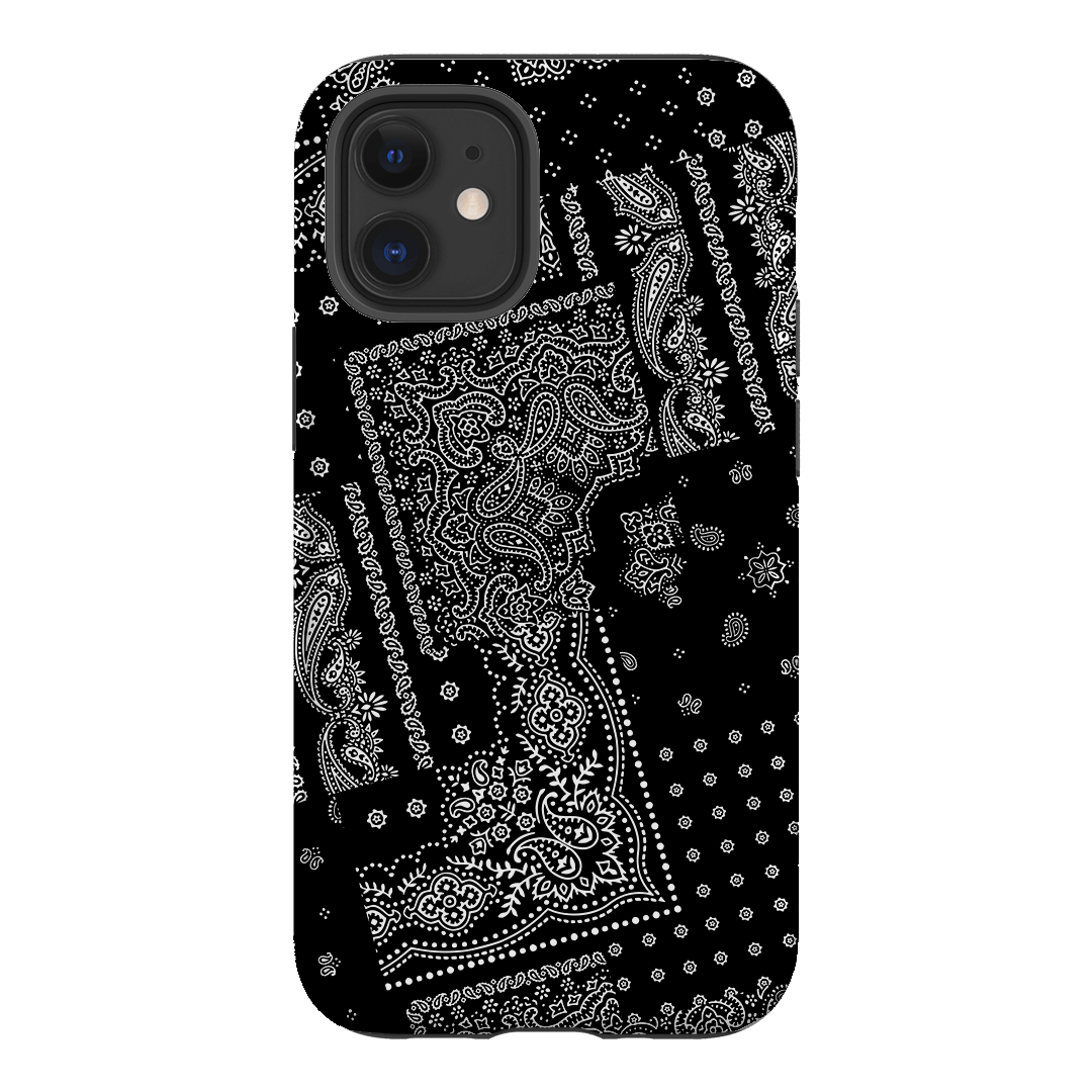 Paisley Noir Printed Phone Cases iPhone 12 Mini / Armoured by The Dairy - The Dairy