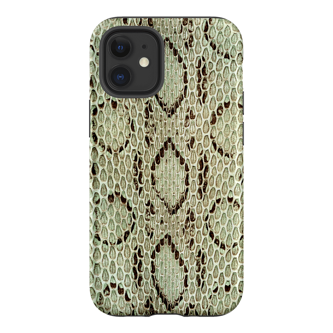 Pistachio Python Printed Phone Cases iPhone 12 Mini / Armoured by The Dairy - The Dairy
