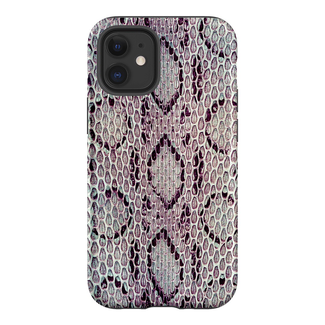 Plum Python Printed Phone Cases iPhone 12 Mini / Armoured by The Dairy - The Dairy
