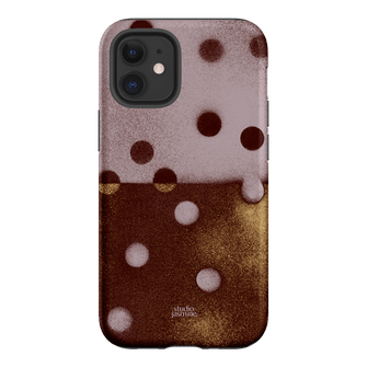 Rust Polka Dot Printed Phone Cases iPhone 12 Mini / Armoured by Jasmine Dowling - The Dairy