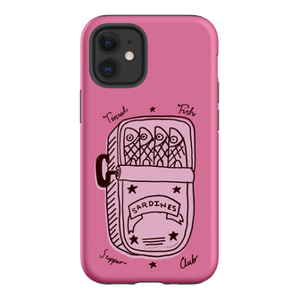 Sardine Social Pink Printed Phone Cases iPhone 12 Mini / Armoured by The Dairy - The Dairy