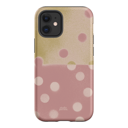 Strawberry Polka Dot Printed Phone Cases iPhone 12 Mini / Armoured by Jasmine Dowling - The Dairy