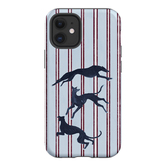 Stripey Hounds Printed Phone Cases iPhone 12 Mini / Armoured by Lisa Hu - The Dairy