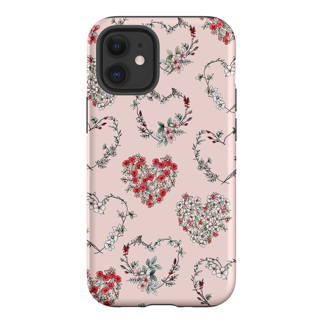 Wild Heart Wreath Printed Phone Cases iPhone 12 Mini / Armoured by Typoflora - The Dairy