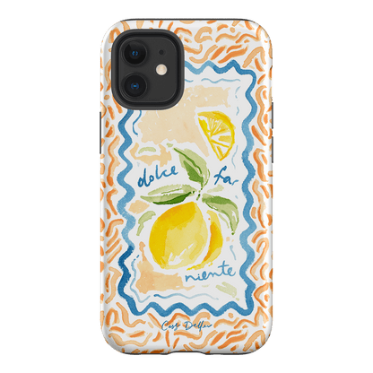 Dolce Far Niente Printed Phone Cases iPhone 12 Mini / Armoured by Cass Deller - The Dairy