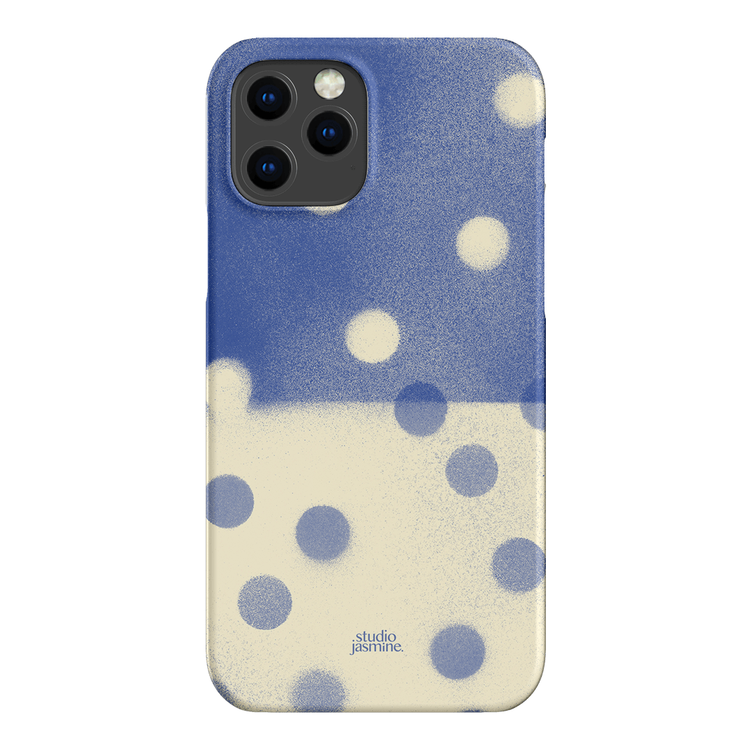 Bleu Polka Dot Printed Phone Cases iPhone 12 Pro / Snap by Jasmine Dowling - The Dairy