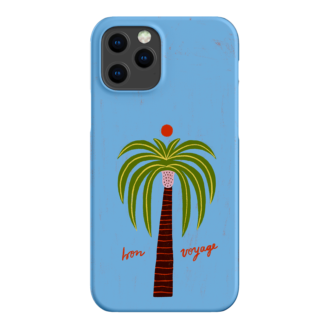 Bon Voyage Blue Printed Phone Cases iPhone 12 Pro / Snap by Marie Faurrite - The Dairy