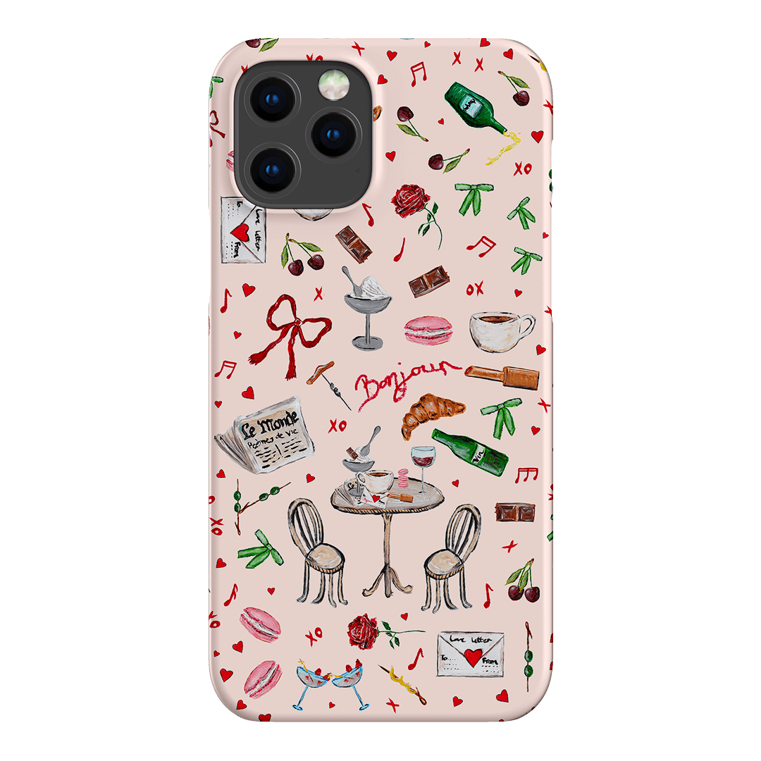 Bonjour Printed Phone Cases iPhone 12 Pro / Snap by BG. Studio - The Dairy