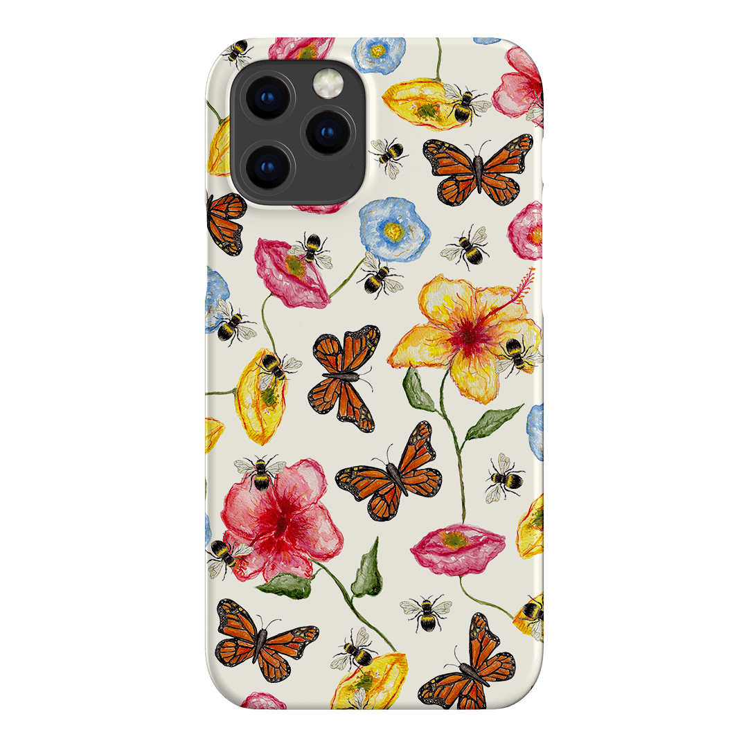 Butterflies & Bees Printed Phone Cases iPhone 12 Pro / Snap by BG. Studio - The Dairy