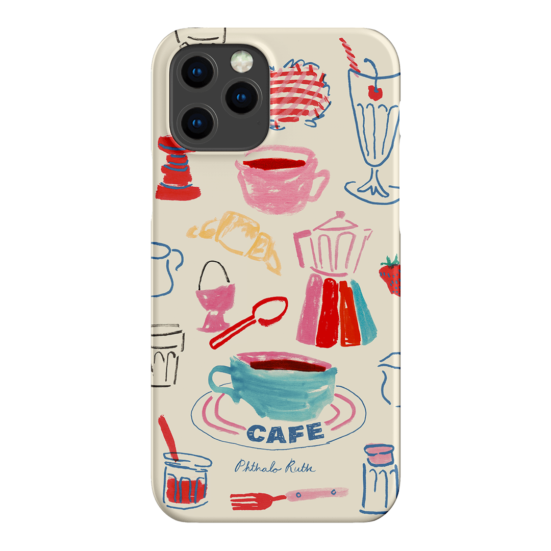 Home Cafe Printed Phone Cases iPhone 12 Pro / Snap by Phthalo Ruth - The Dairy