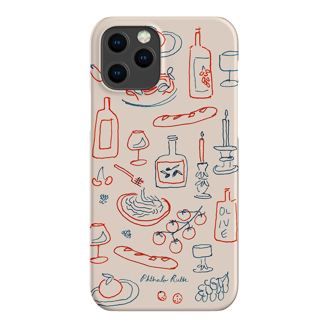 Italian Fare Printed Phone Cases iPhone 12 Pro / Snap by Phthalo Ruth - The Dairy