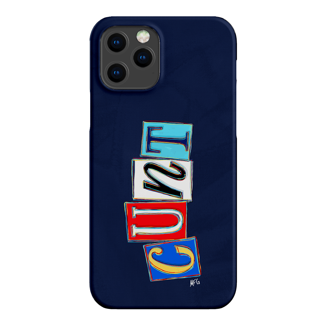 Lil Cnts Blue Printed Phone Cases iPhone 12 Pro / Snap by Margarbs Art - The Dairy