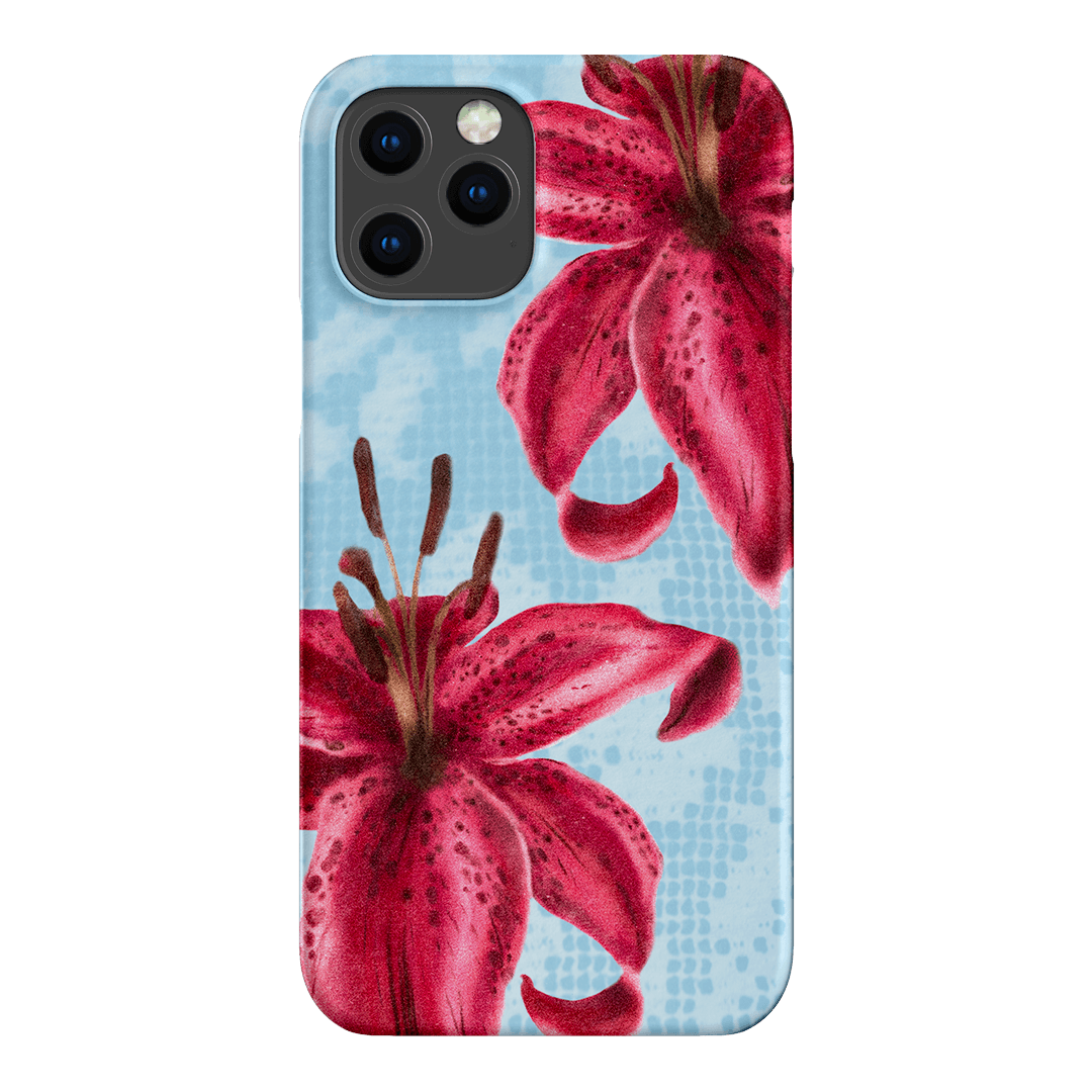 Lillies Printed Phone Cases iPhone 12 Pro / Snap by Sally Hungerford - The Dairy