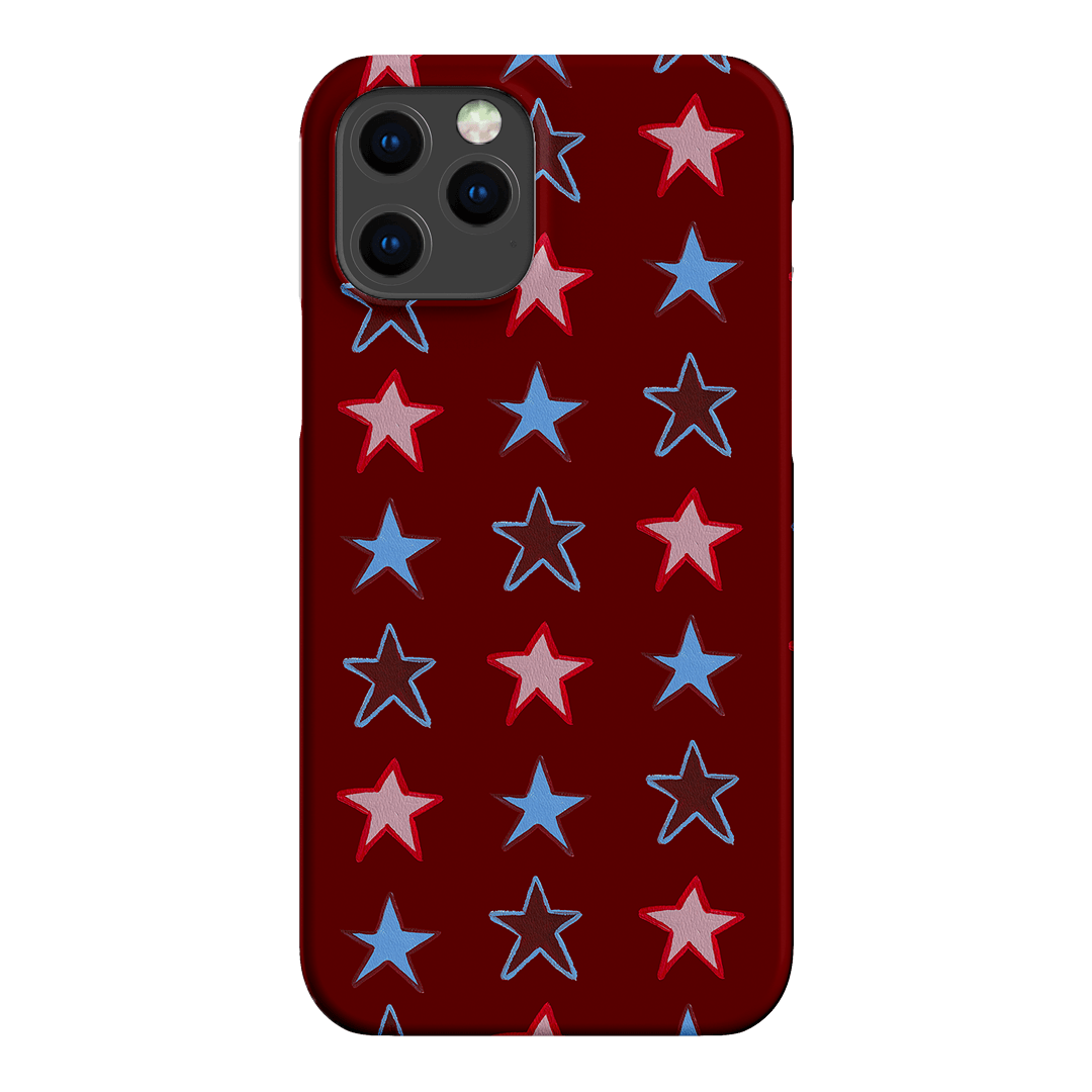 Lucky Stars Rouge Printed Phone Cases iPhone 12 Pro / Snap by BG. Studio - The Dairy