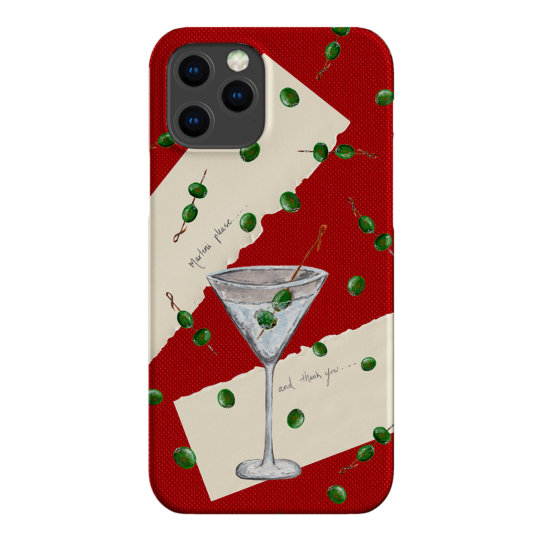 Martini Please Printed Phone Cases iPhone 12 Pro / Snap by BG. Studio - The Dairy