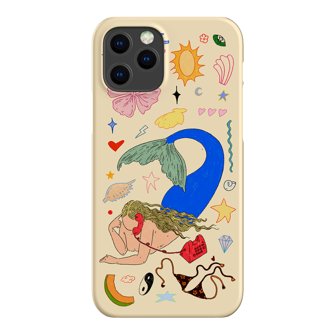 Mermaid Salad Cream Illustrated Phone Case | The Dairy Mermaid Salad Cream Illustrated Phone Case | The Dairy