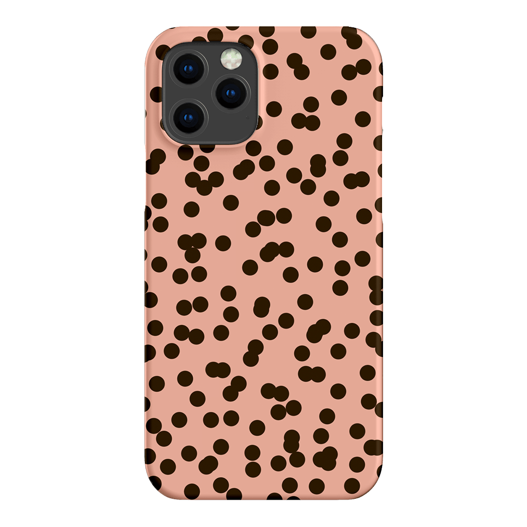 Mini Confetti Pink Chocolate Printed Phone Cases iPhone 12 Pro / Snap by Veronica Tucker - The Dairy