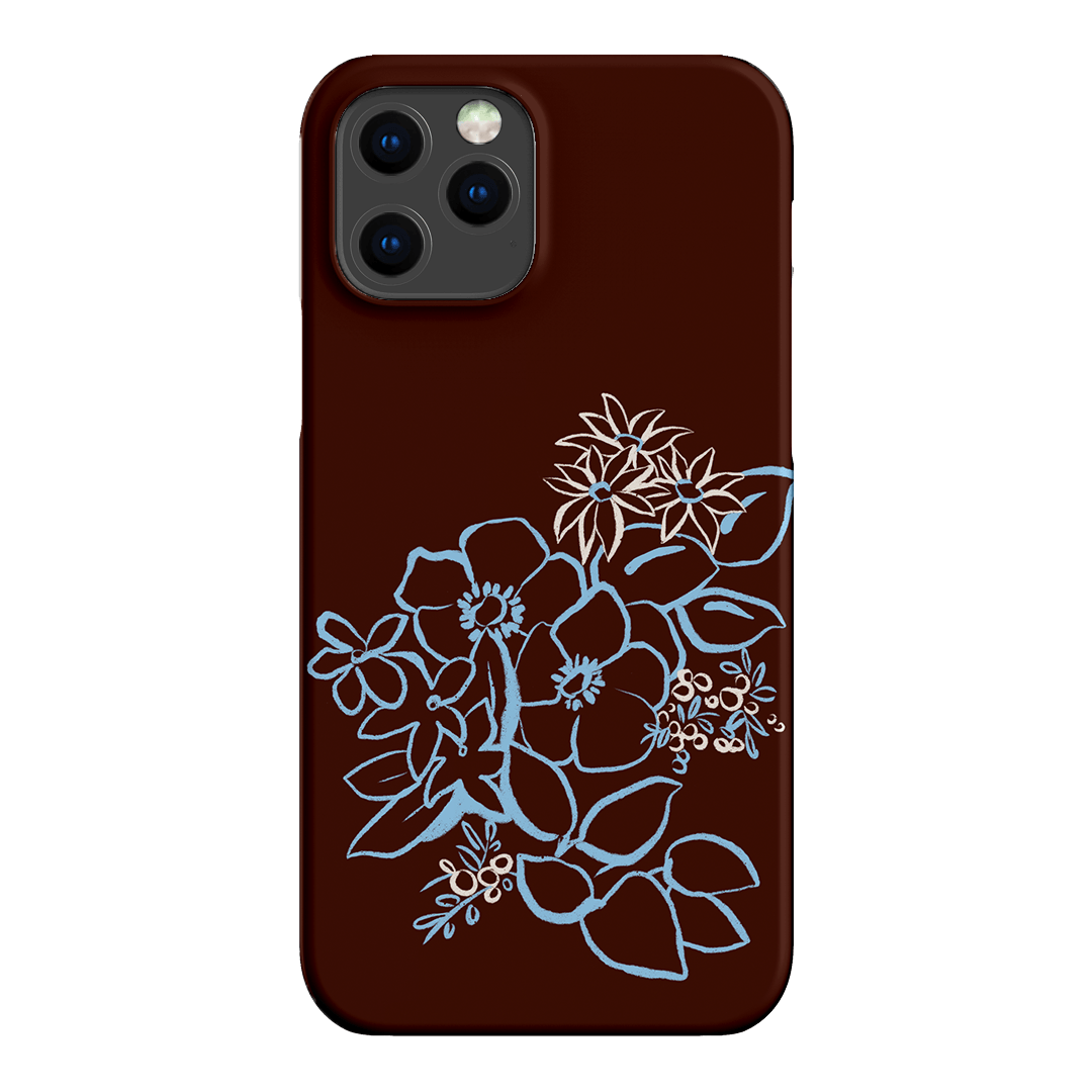 Mocha Posy Printed Phone Cases iPhone 12 Pro / Snap by Typoflora - The Dairy
