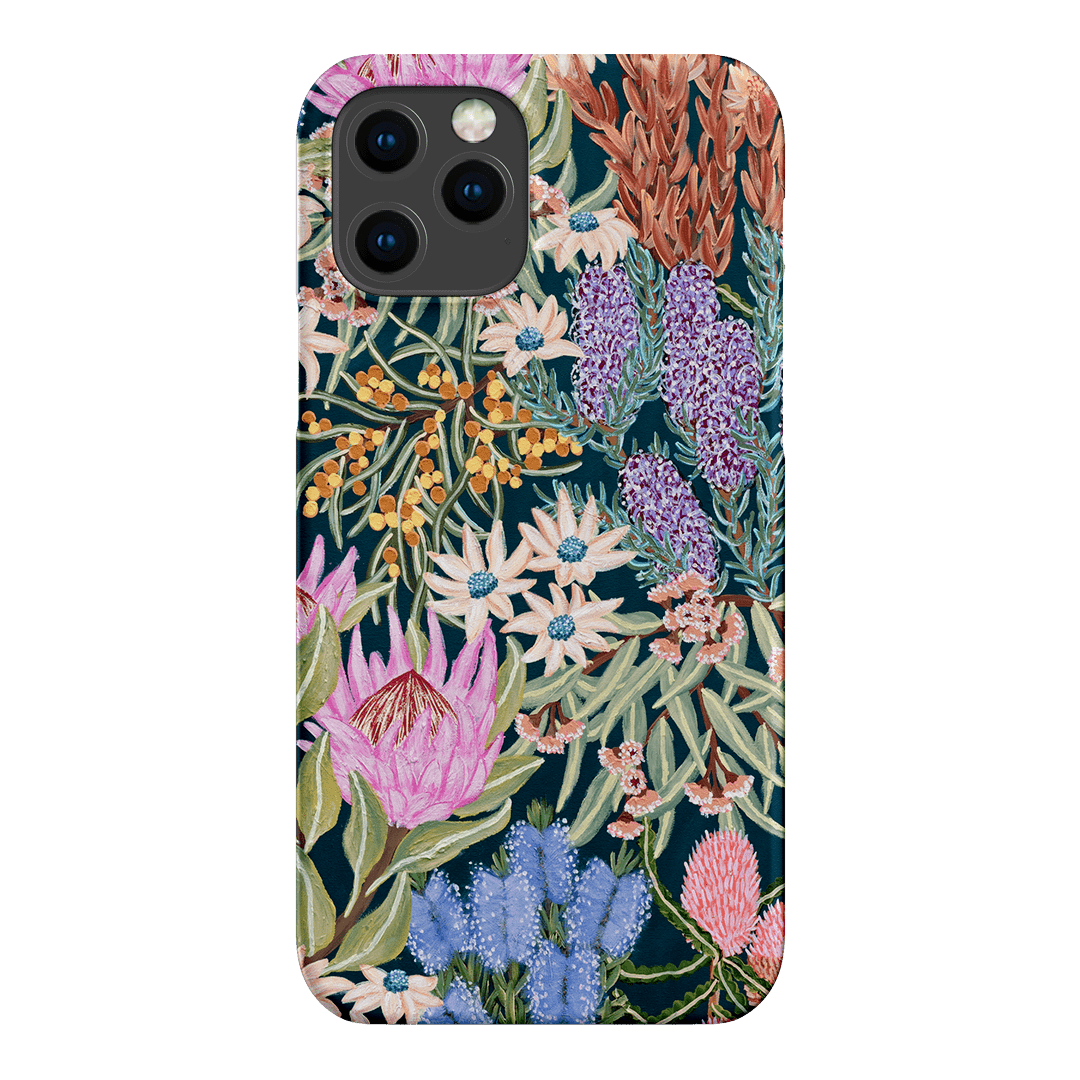 Moonlit Floral Printed Phone Cases iPhone 12 Pro / Snap by Amy Gibbs - The Dairy