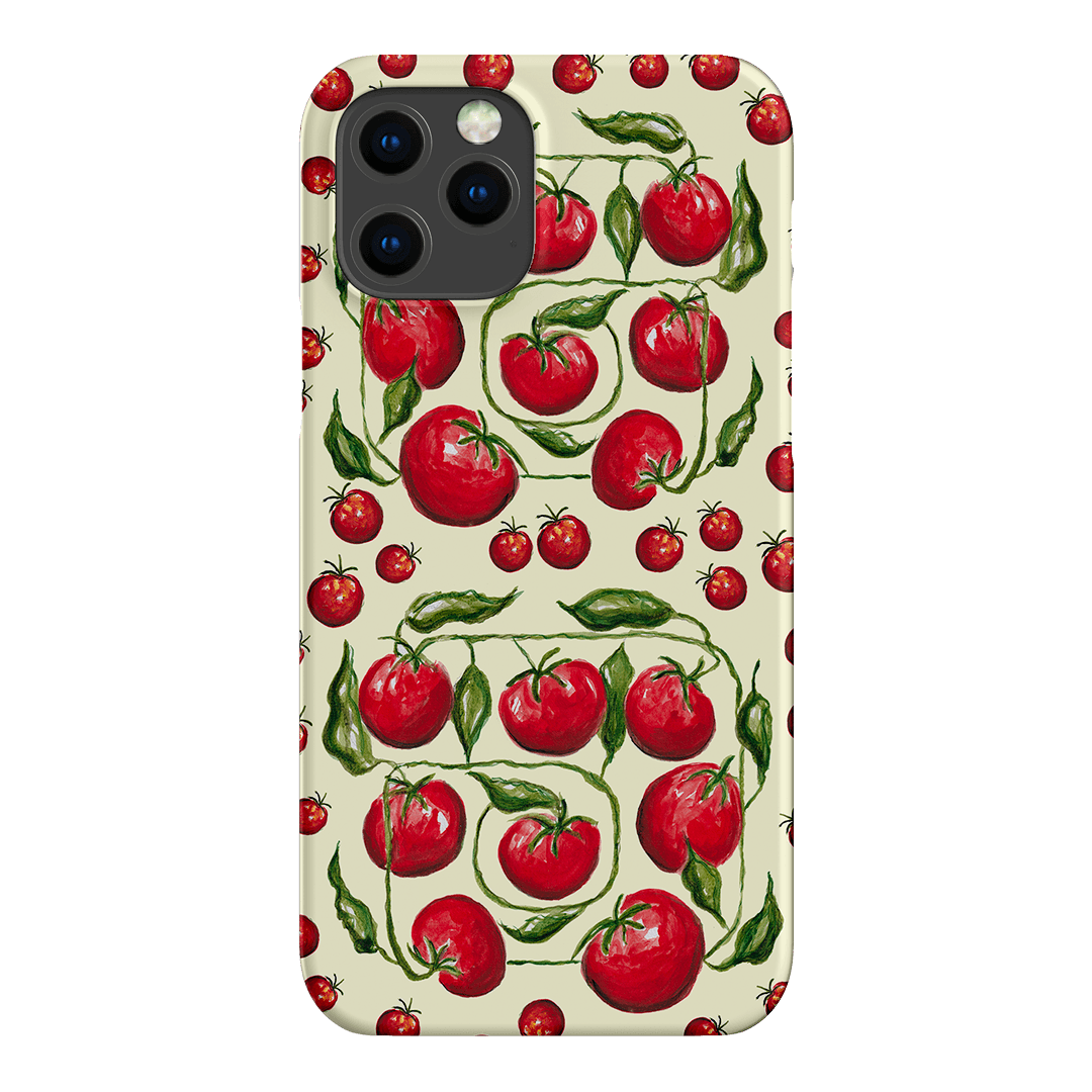 Red Tomatoes Printed Phone Cases iPhone 12 Pro / Snap by BG. Studio - The Dairy