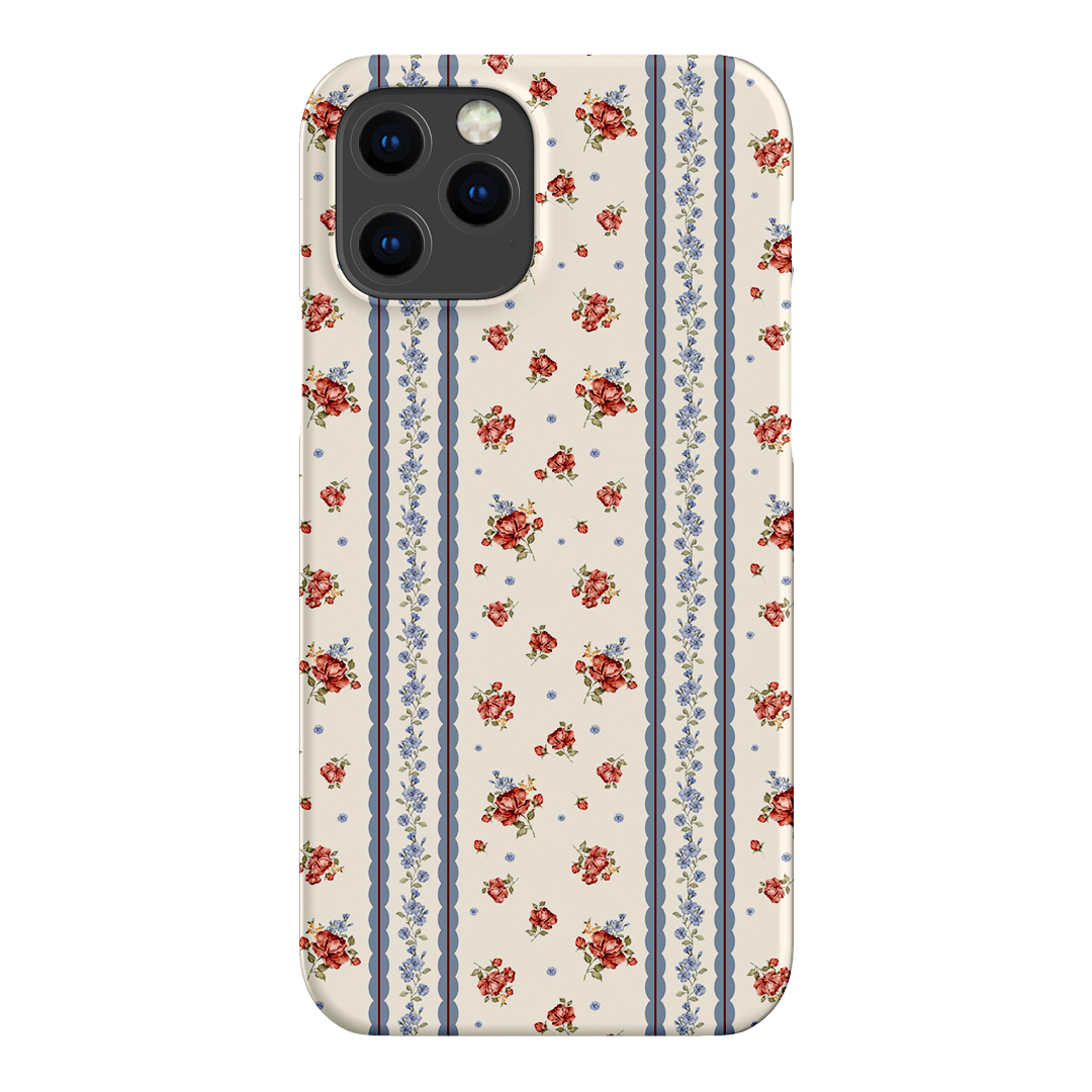 Rose Stripe Printed Phone Cases iPhone 12 Pro / Snap by Kasiags Art - The Dairy