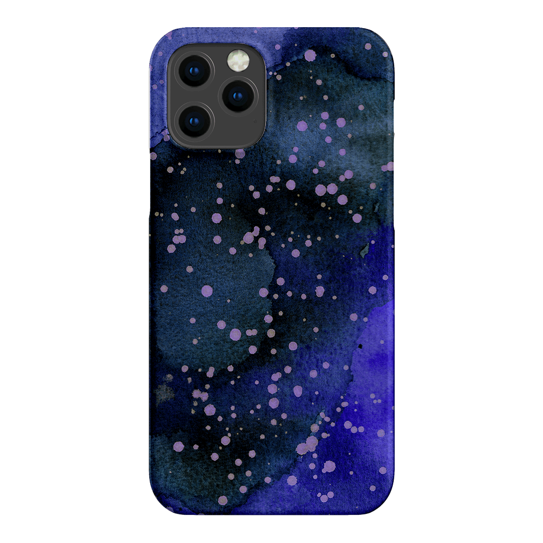 Spotty Navy Printed Phone Cases iPhone 12 Pro / Snap by The Dairy - The Dairy