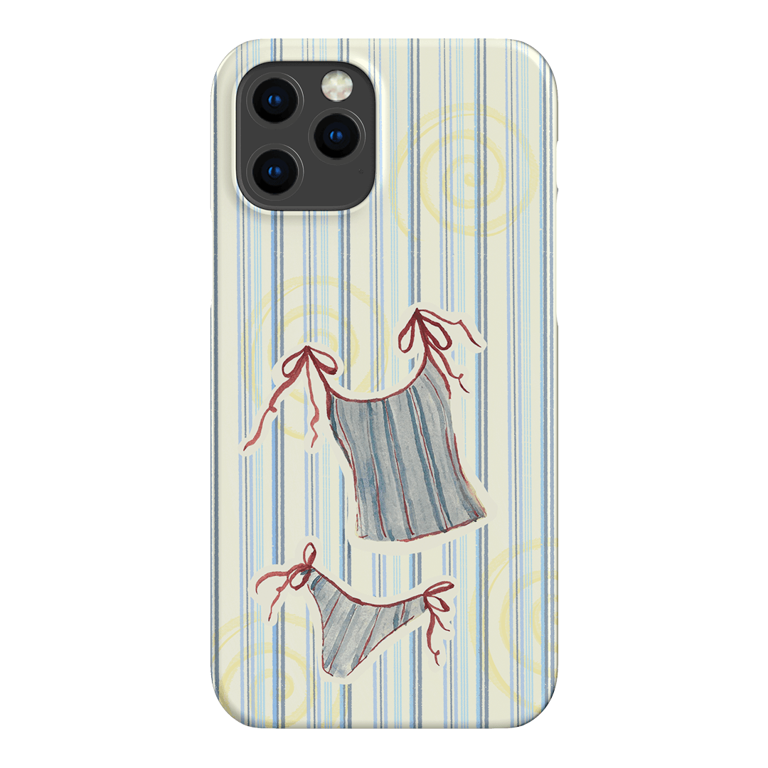 Stripe Tankini Printed Phone Cases iPhone 12 Pro / Snap by Kayla Carr - The Dairy