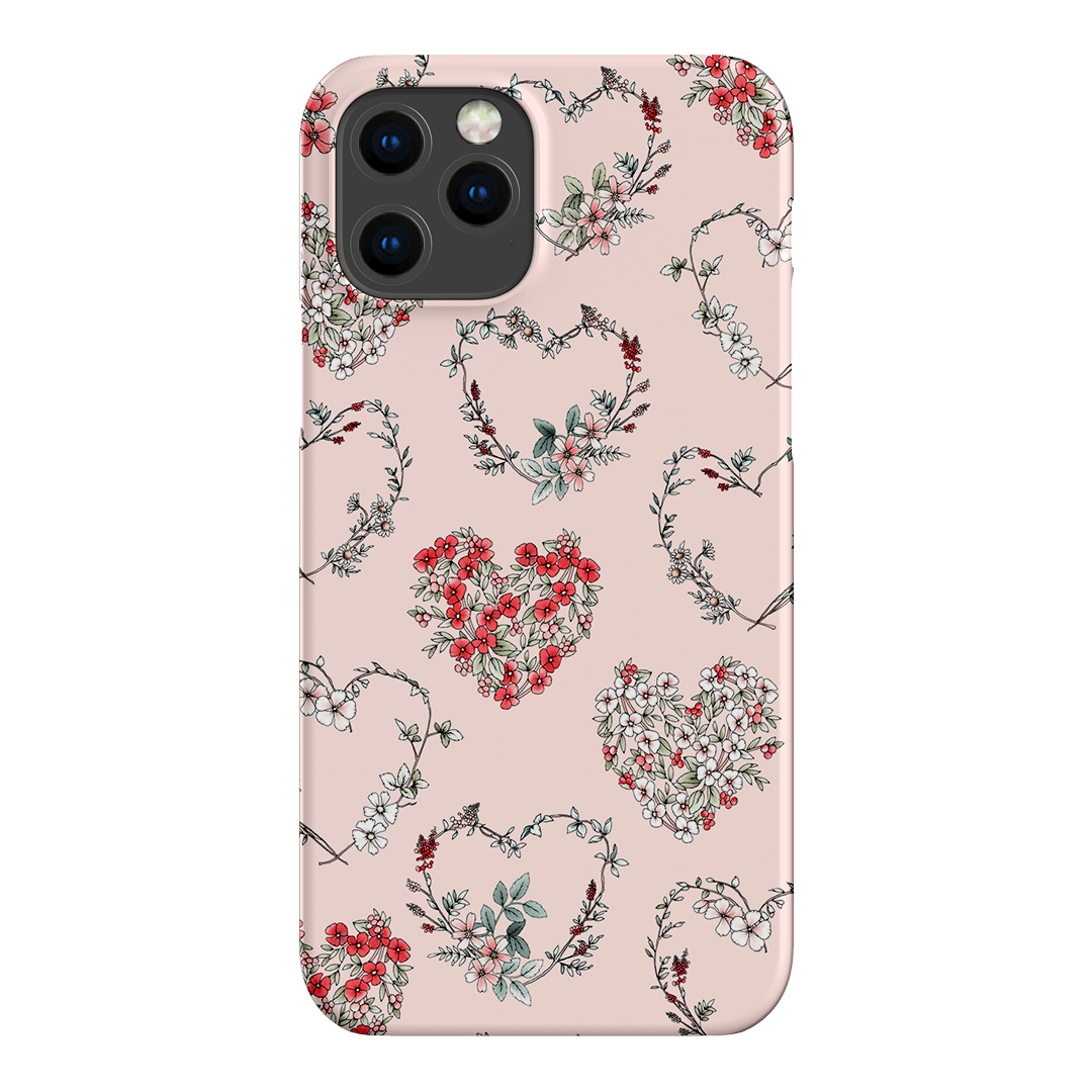 Wild Heart Wreath Printed Phone Cases iPhone 12 Pro / Snap by Typoflora - The Dairy