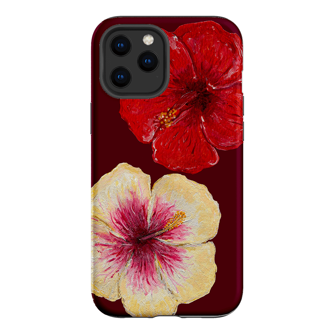 Hibiscus Flower Printed Phone Cases iPhone 12 Pro / Armoured by BG. Studio - The Dairy