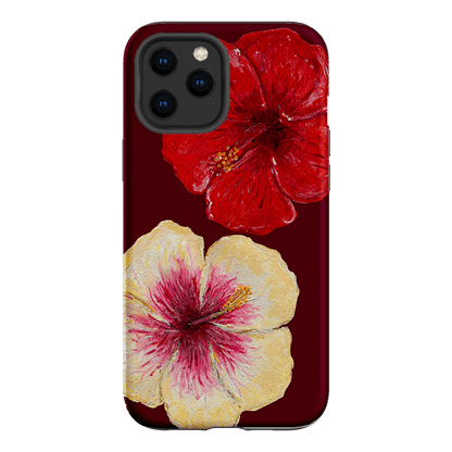 Hibiscus Flower Printed Phone Cases iPhone 12 Pro / Armoured by BG. Studio - The Dairy